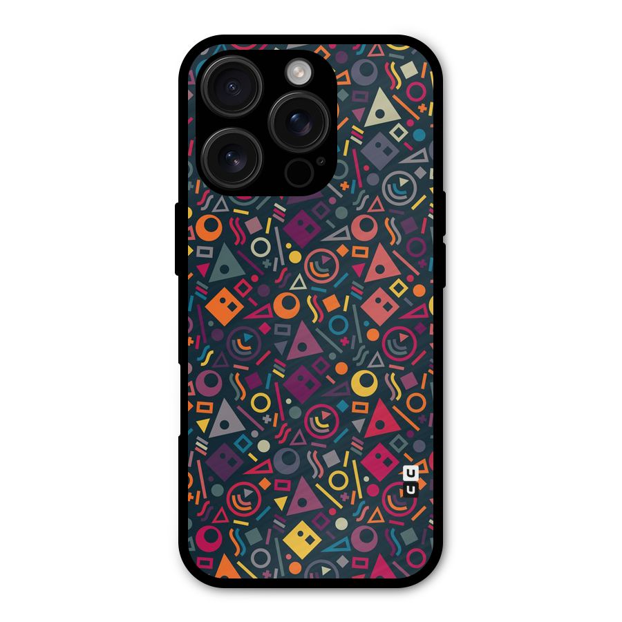 Abstract Figures Shockproof Hybrid Protection (Metal + TPU) Back Case Cover