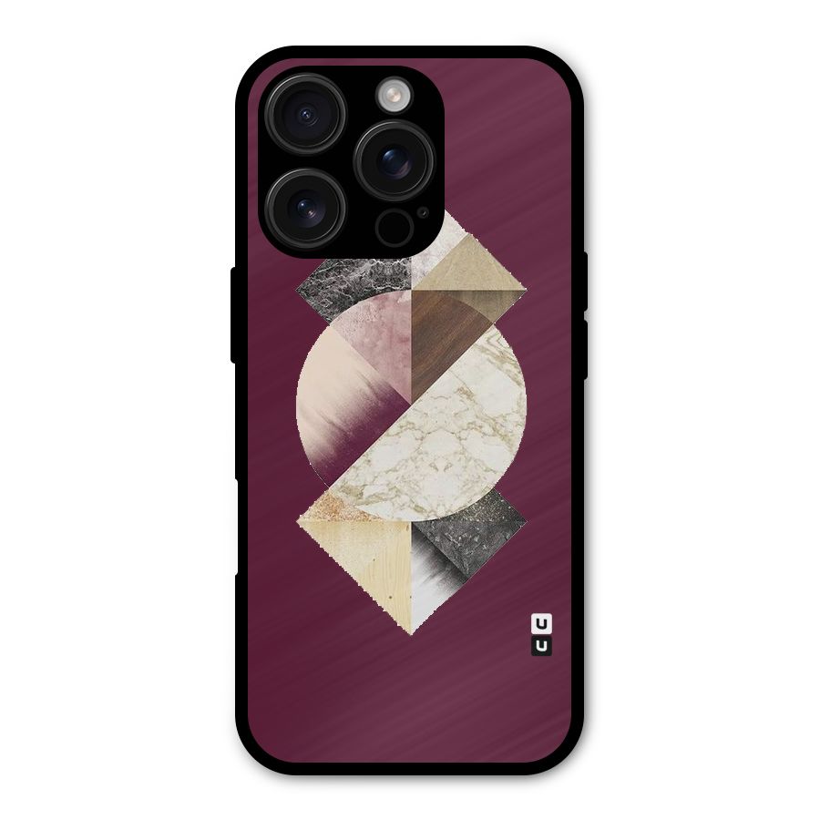 Abstract Marble Pattern Shockproof Hybrid Protection (Metal + TPU) Back Case Cover