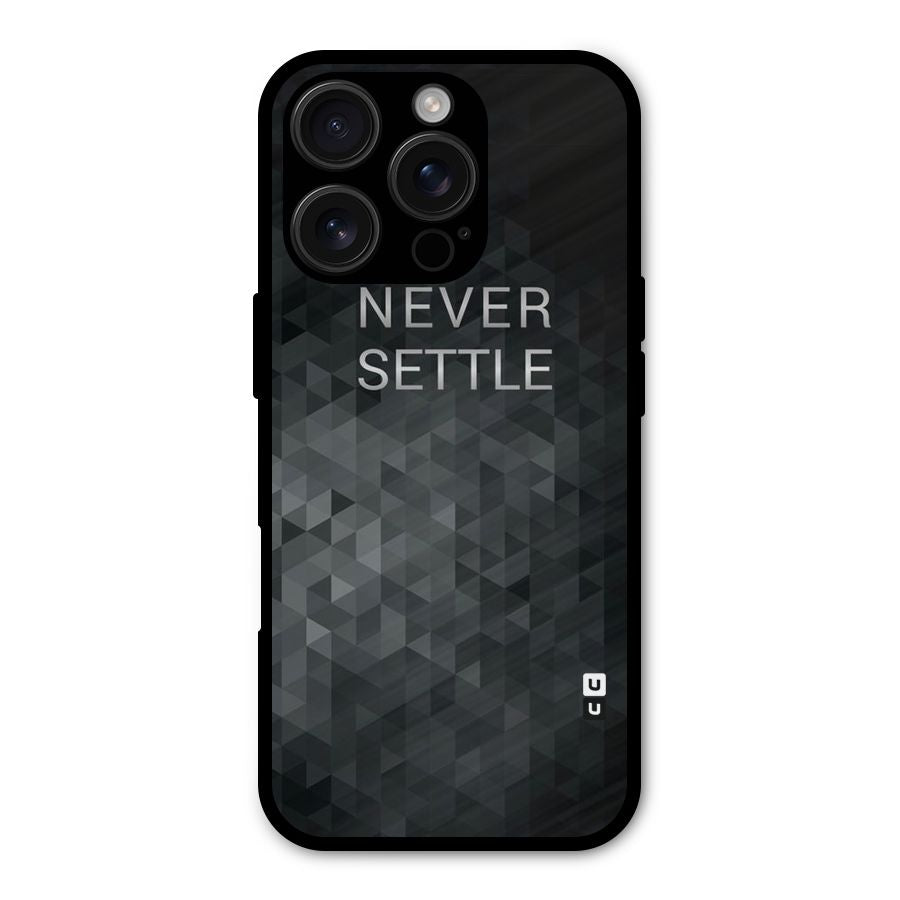 Abstract No Settle Shockproof Hybrid Protection (Metal + TPU) Back Case Cover