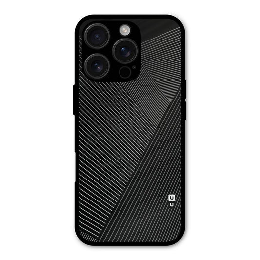 Aesthetic White Stripes Shockproof Hybrid Protection (Metal + TPU) Back Case Cover