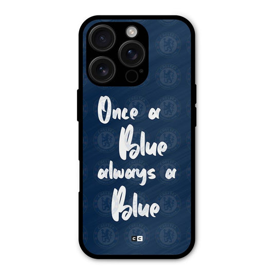 Always A Blue Shockproof Hybrid Protection (Metal + TPU) Back Case Cover