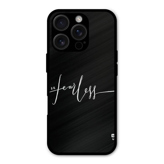 Always Be Fearless Shockproof Hybrid Protection (Metal + TPU) Back Case Cover