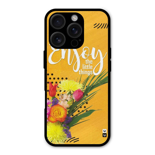 Always Enjoy Little Things Shockproof Hybrid Protection (Metal + TPU) Back Case Cover