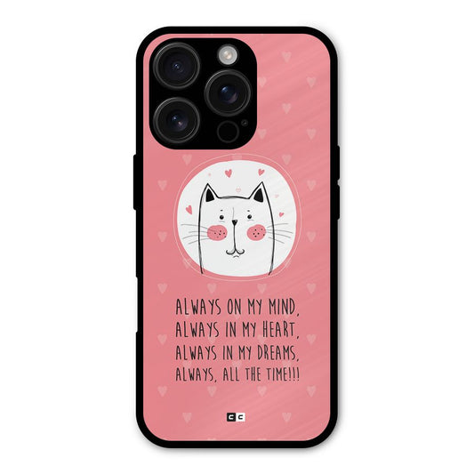 Always In Mind Shockproof Hybrid Protection (Metal + TPU) Back Case Cover