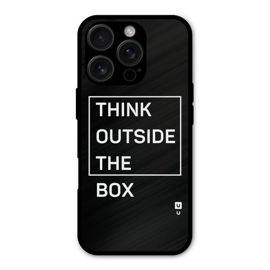 Always Think Outside Shockproof Hybrid Protection (Metal + TPU) Back Case Cover