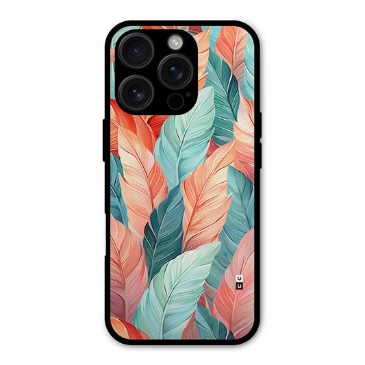 Amazing Colorful Leaves Shockproof Hybrid Protection (Metal + TPU) Back Case Cover