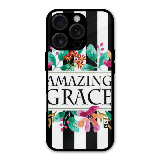 Amazing Grace Shockproof Hybrid Protection (Metal + TPU) Back Case Cover