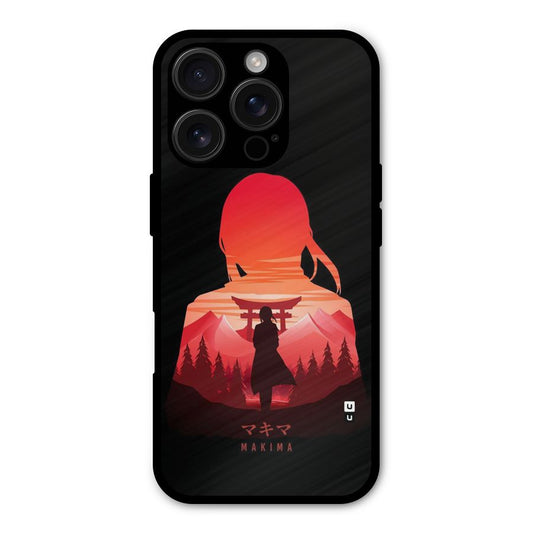 Amazing Makima Shockproof Hybrid Protection (Metal + TPU) Back Case Cover