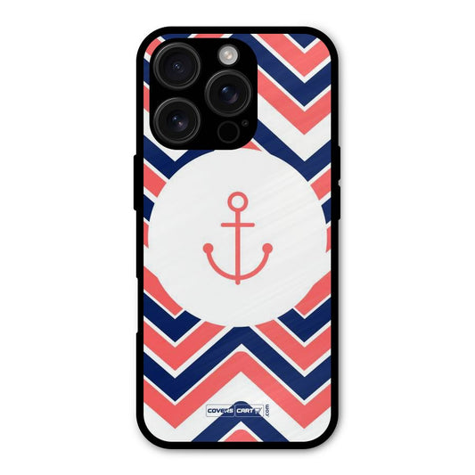 Anchor Zig Zag Shockproof Hybrid Protection (Metal + TPU) Back Case Cover