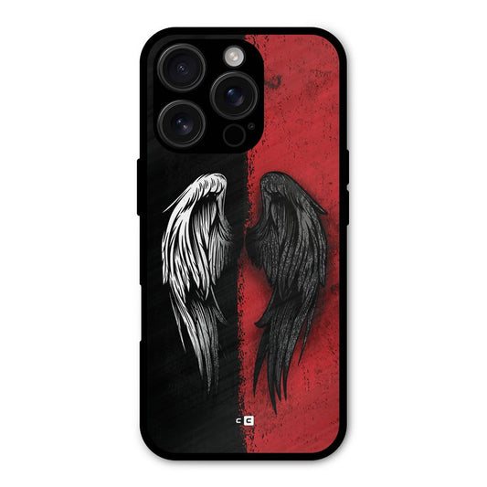 Angle Demon Wings Shockproof Hybrid Protection (Metal + TPU) Back Case Cover