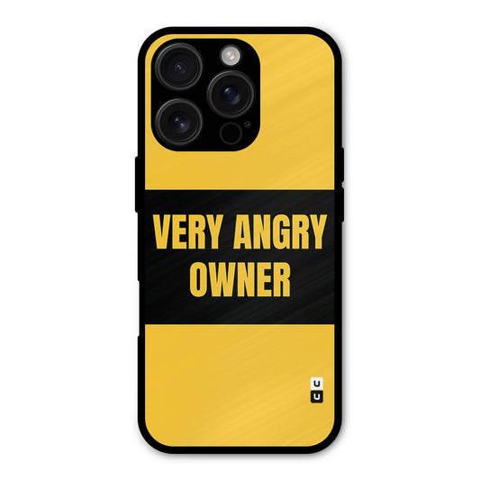 Angry Owner Shockproof Hybrid Protection (Metal + TPU) Back Case Cover