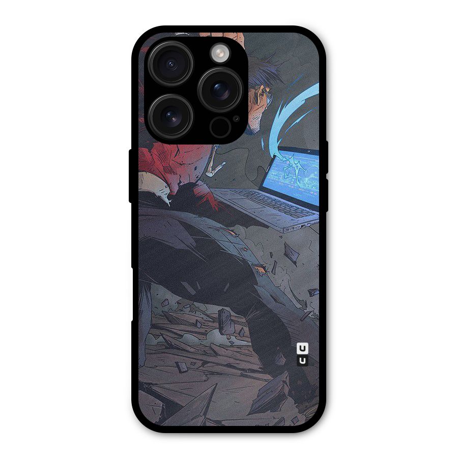 Angry Programmer Shockproof Hybrid Protection (Metal + TPU) Back Case Cover