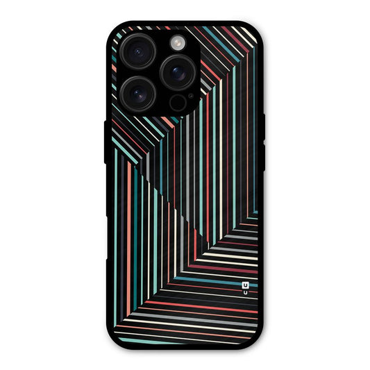 Angulars Stripes Shockproof Hybrid Protection (Metal + TPU) Back Case Cover