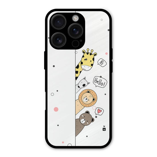 Animal Greetings Shockproof Hybrid Protection (Metal + TPU) Back Case Cover
