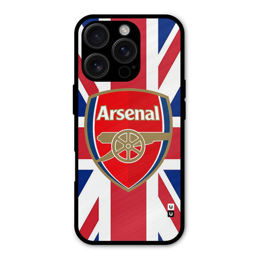 Arsenal Flag Shockproof Hybrid Protection (Metal + TPU) Back Case Cover