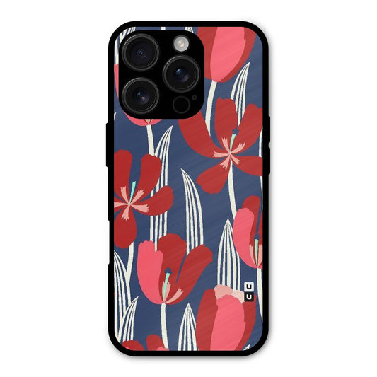 Artistic Tulips Shockproof Hybrid Protection (Metal + TPU) Back Case Cover