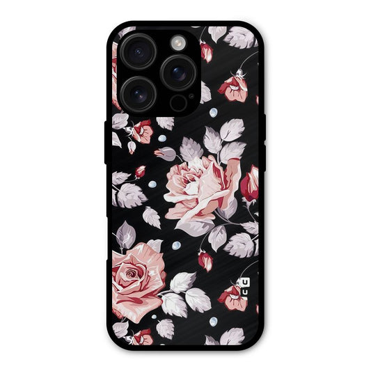 Artsy Floral Shockproof Hybrid Protection (Metal + TPU) Back Case Cover