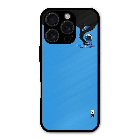 Astronaut Creativity Paint Sky Shockproof Hybrid Protection (Metal + TPU) Back Case Cover