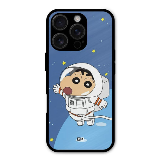 Astronaut Shinchan Shockproof Hybrid Protection (Metal + TPU) Back Case Cover