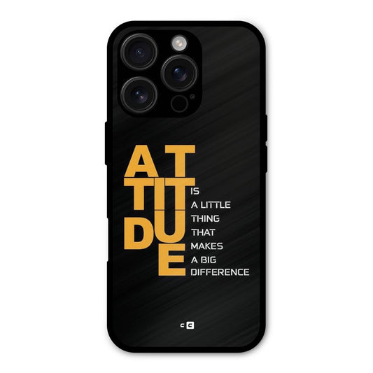 Attitude Difference Shockproof Hybrid Protection (Metal + TPU) Back Case Cover