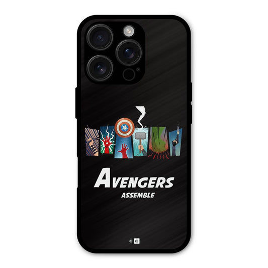 Avengers Assemble Shockproof Hybrid Protection (Metal + TPU) Back Case Cover