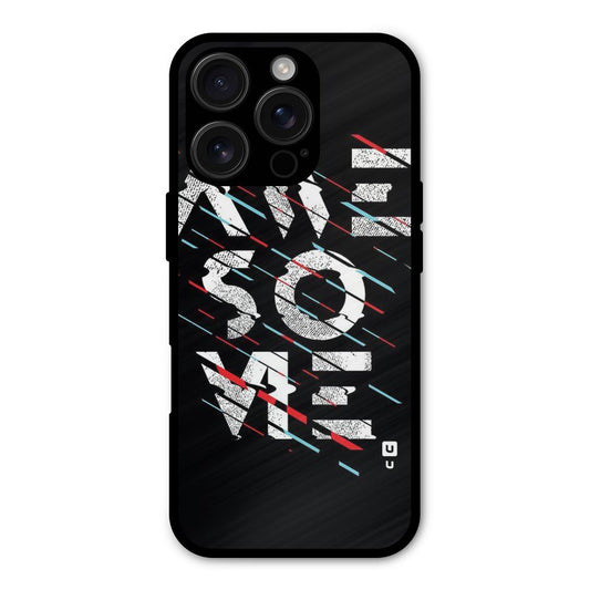 Awesome Me Shockproof Hybrid Protection (Metal + TPU) Back Case Cover