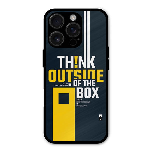 Awesome Think Out Side Shockproof Hybrid Protection (Metal + TPU) Back Case Cover