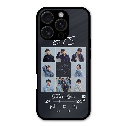 BTS Fake Love Shockproof Hybrid Protection (Metal + TPU) Back Case Cover