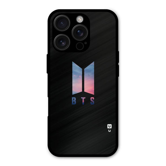 BTS Logo Sky Shockproof Hybrid Protection (Metal + TPU) Back Case Cover