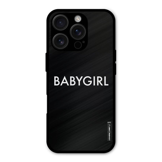 Baby Girl Shockproof Hybrid Protection (Metal + TPU) Back Case Cover