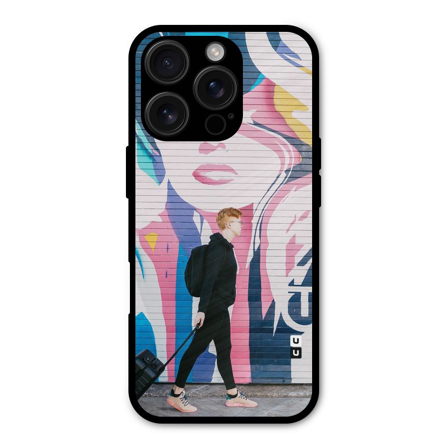 Backpacker Shockproof Hybrid Protection (Metal + TPU) Back Case Cover
