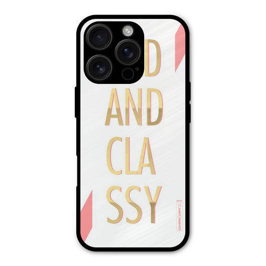 Bad And Classy Shockproof Hybrid Protection (Metal + TPU) Back Case Cover