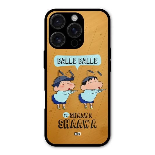 Balle Balle Shinchan Shockproof Hybrid Protection (Metal + TPU) Back Case Cover