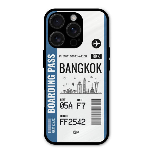 Bangkok Boarding Pass Shockproof Hybrid Protection (Metal + TPU) Back Case Cover