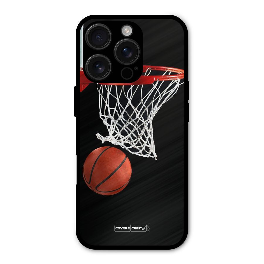 Basketball Shockproof Hybrid Protection (Metal + TPU) Back Case Cover