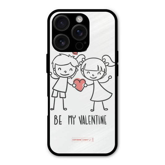 Be My Valentine Shockproof Hybrid Protection (Metal + TPU) Back Case Cover