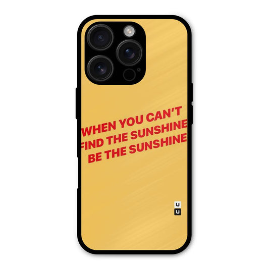 Be The Sunshine Shockproof Hybrid Protection (Metal + TPU) Back Case Cover