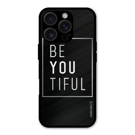 Be You Beautiful Shockproof Hybrid Protection (Metal + TPU) Back Case Cover