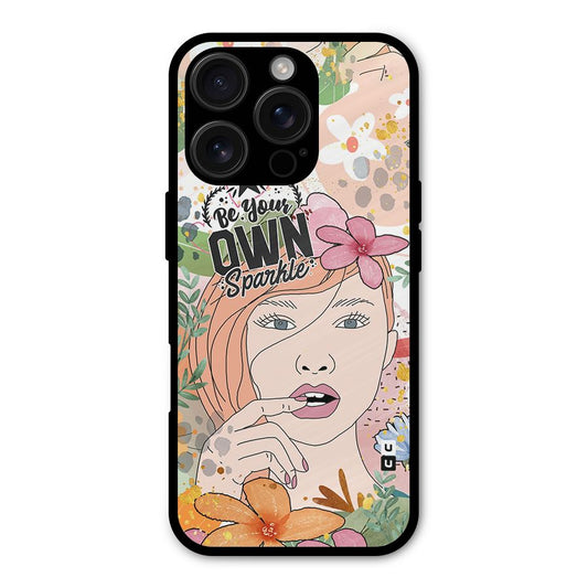 Be Your Own Sparkle Shockproof Hybrid Protection (Metal + TPU) Back Case Cover