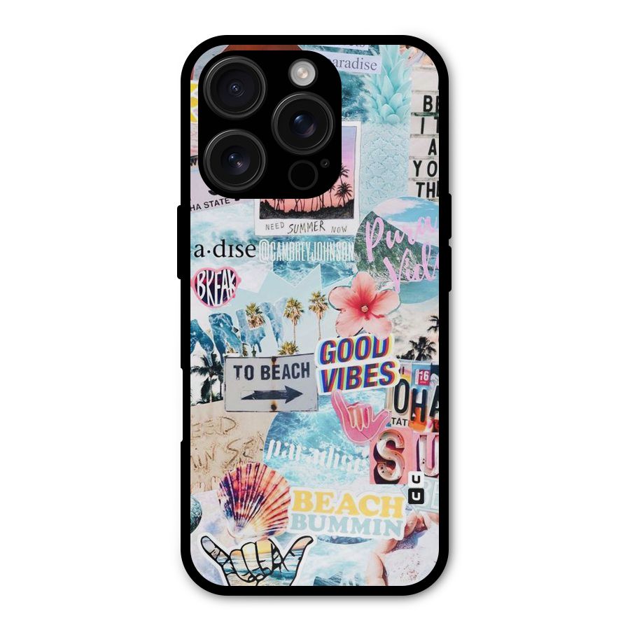 Beaching Life Shockproof Hybrid Protection (Metal + TPU) Back Case Cover
