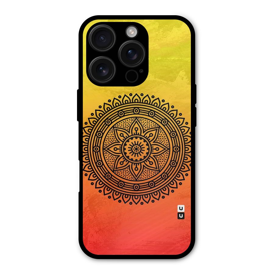 Beautiful Circle Art Shockproof Hybrid Protection (Metal + TPU) Back Case Cover