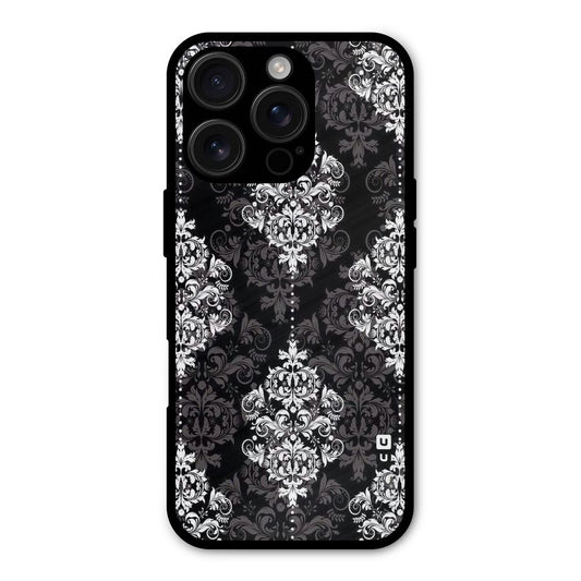 Beautiful Grey Pattern Shockproof Hybrid Protection (Metal + TPU) Back Case Cover