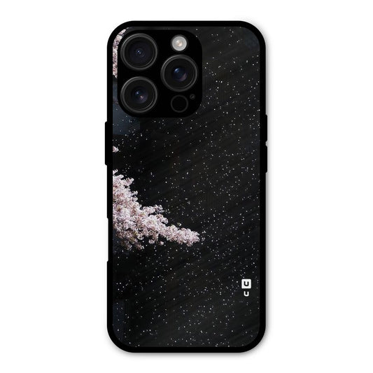 Beautiful Night Sky Flowers Shockproof Hybrid Protection (Metal + TPU) Back Case Cover