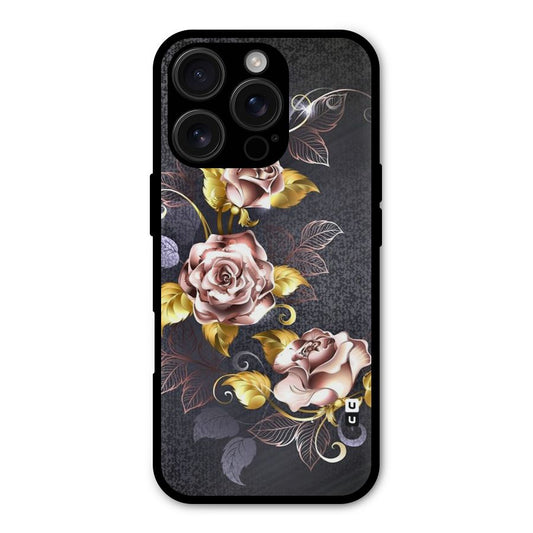 Beautiful Old Floral Design Shockproof Hybrid Protection (Metal + TPU) Back Case Cover