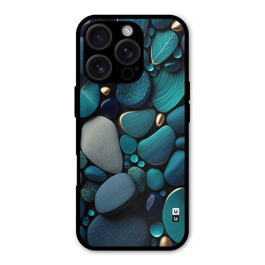 Beautiful Pebble Stones Shockproof Hybrid Protection (Metal + TPU) Back Case Cover