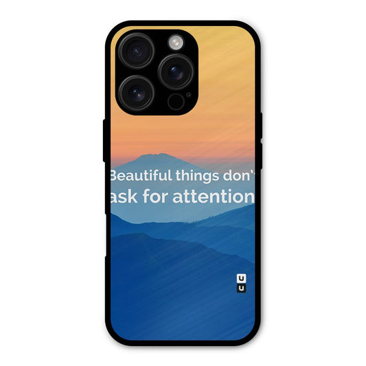 Beautiful Things Quote Shockproof Hybrid Protection (Metal + TPU) Back Case Cover