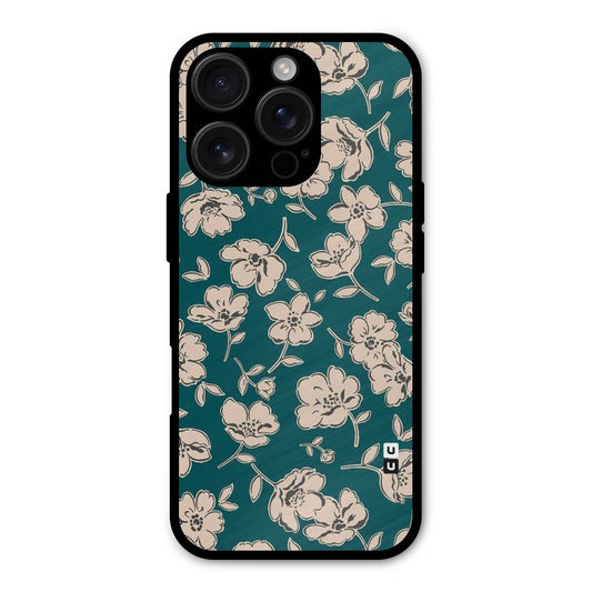Beauty Green Bloom Shockproof Hybrid Protection (Metal + TPU) Back Case Cover