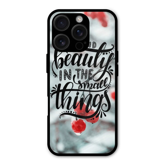 Beauty in Small Things Shockproof Hybrid Protection (Metal + TPU) Back Case Cover