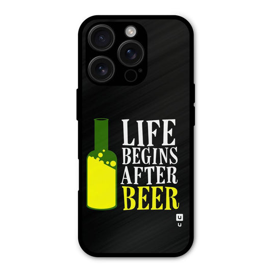 Beer Life Shockproof Hybrid Protection (Metal + TPU) Back Case Cover
