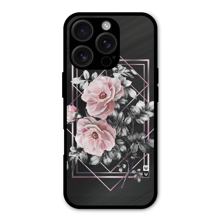 Beguilling Pink Floral Shockproof Hybrid Protection (Metal + TPU) Back Case Cover